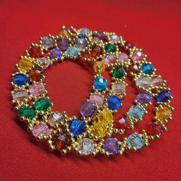 Multicolor Bead Necklace - Picture 4 of 8
